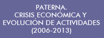 Paterna. Crisis económica y evolución de actividades